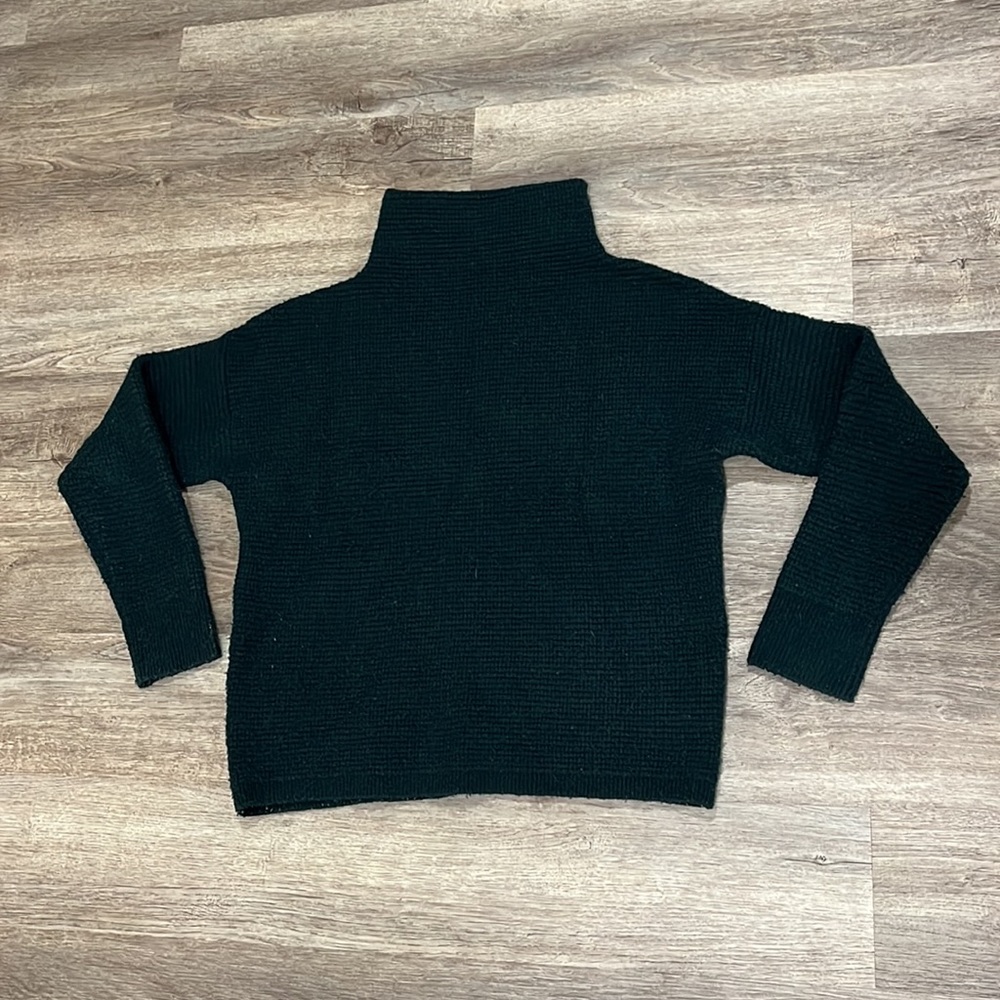 Madewell Southfield Mockneck Sweater in Deep Green Women’s Medium